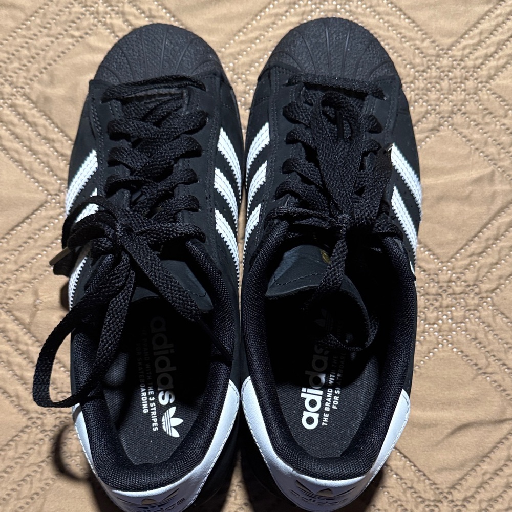 Adidas Classic Black and White Shoes